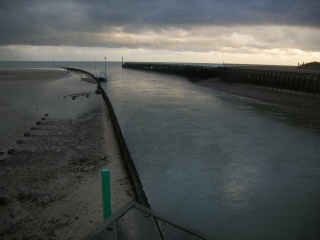 The mouth of the Arun