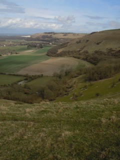 View from above Fulking
