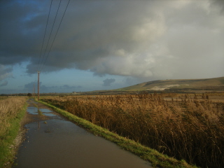 Approaching the Ouse from Rodmell Approaching the Ouse