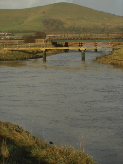 Glynde Reach, Mount Caburn behind Glynde Reach