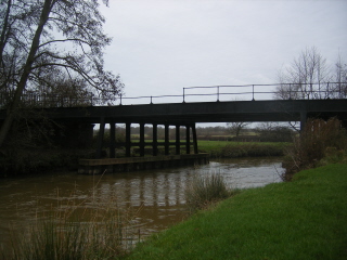 Disused railway bridge over the Ouse Disused railway bridge