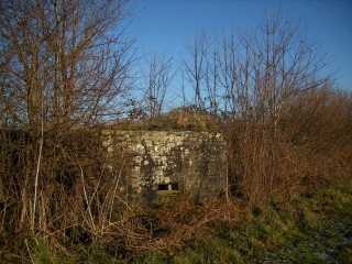 Pillbox, on permissive path after B 2114 Pillbox