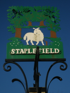 Staplefield village sign Staplefield