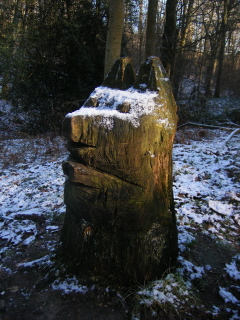 Chainsaw carving, Nymans Chainsaw carving