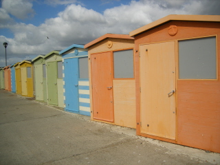Beach huts
