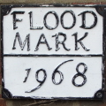 Flood mark, Haxted Mill