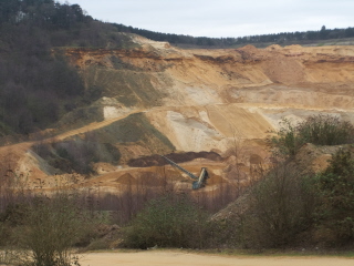 Sand pits