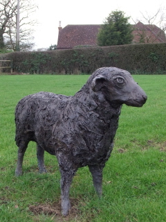Sheep sculpture