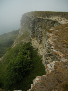 Cliffs near St Catherine’s Point St Catherine’s Point