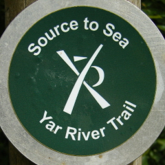 Yar River Trail waymark waymark