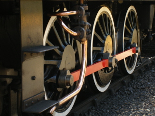 Train on Isle of Wight Steam Railway Steam train