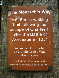 Monarch's Way notice Notice