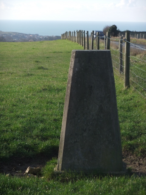 Frog Firle - trig point